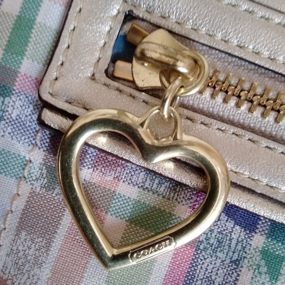 Coach Purse Pastel Color & Metallic Soft Gold Accent Special Limited Production - Picture 2 of 16